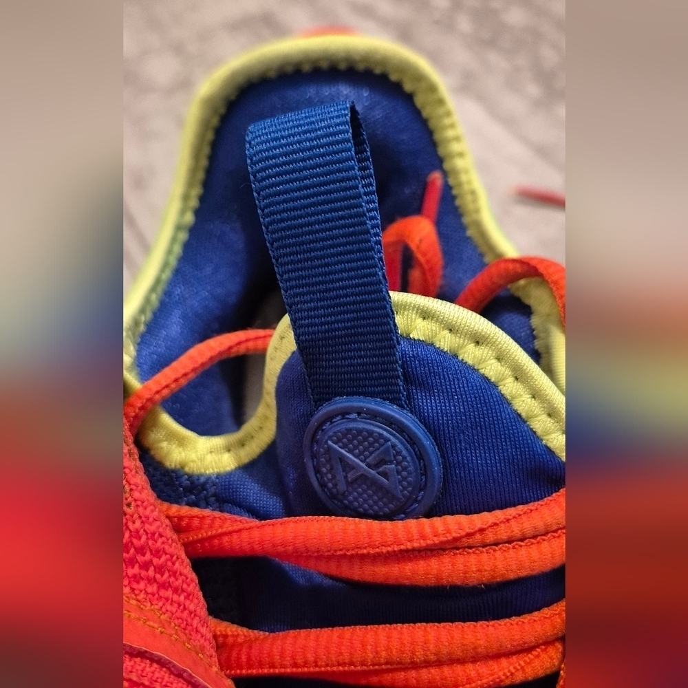 Nike Kids Sneakers in Vibrant Red and Blue - Picture 5 of 10